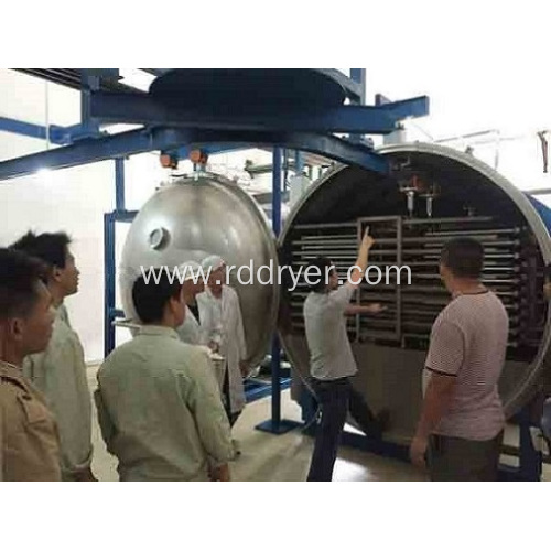 hawthorn slice vacuum drying machine for food industry